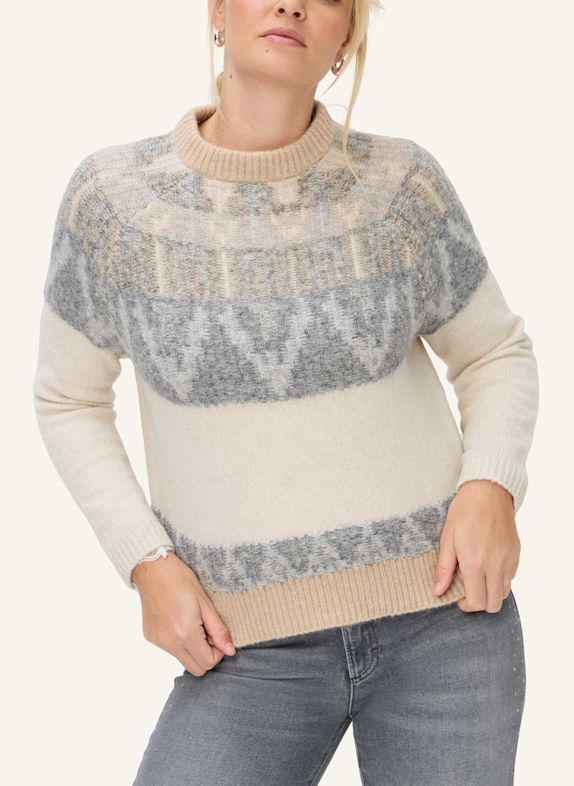 BRAX Strickpullover STYLE NALA BEIGE