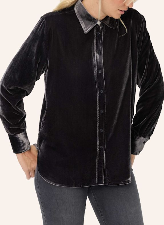 BRAX Hemdbluse STYLE VIC GRAU