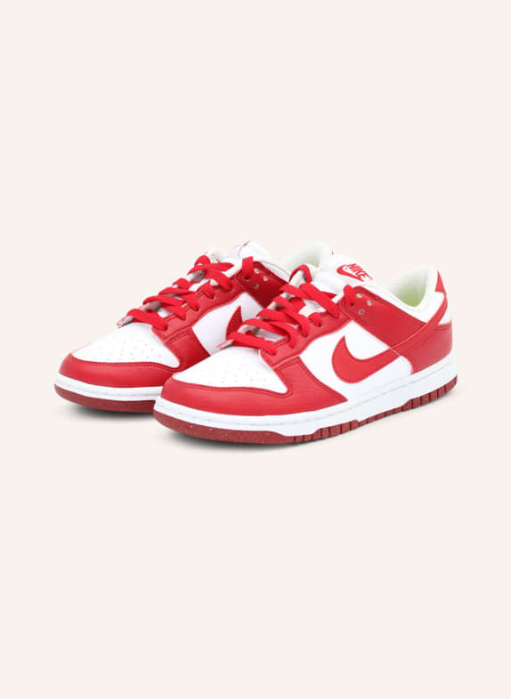 Nike Sneaker DUNK LOW NEXT NATURE WHITE GYM RED (W) BY BIBO ROT