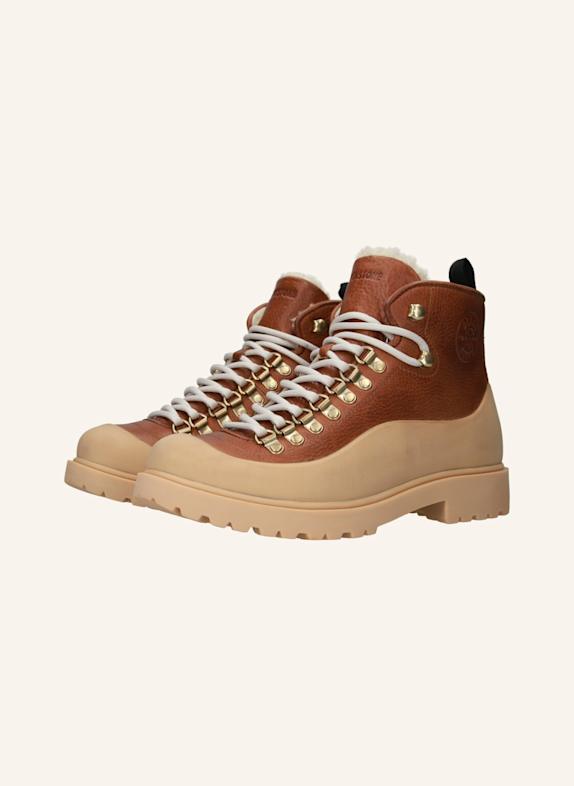 BLACKSTONE Schnürboots COGNAC