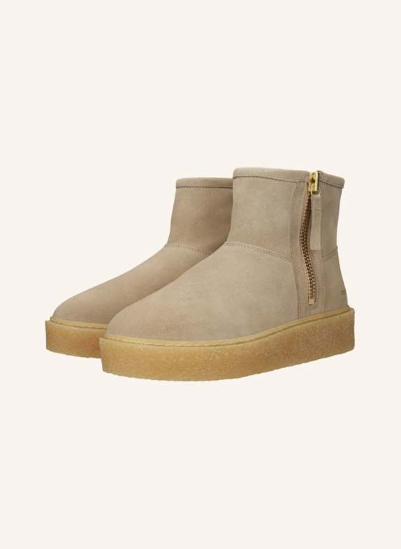 BLACKSTONE Schnürboots BEIGE
