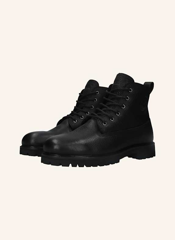 BLACKSTONE Schnürboots SCHWARZ