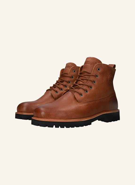 BLACKSTONE Schnürboots COGNAC