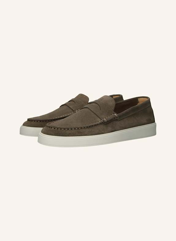 BLACKSTONE Slip-ons DUNKELBRAUN