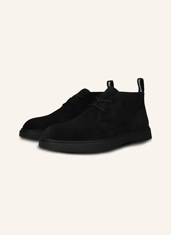 BLACKSTONE Desert boots SCHWARZ