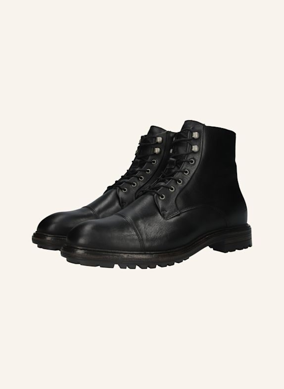 BLACKSTONE Lace-ups SCHWARZ