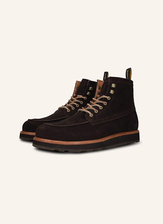 BLACKSTONE Schnürboots DUNKELBRAUN
