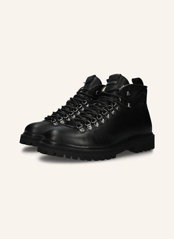 BLACKSTONE Schnürboots SCHWARZ