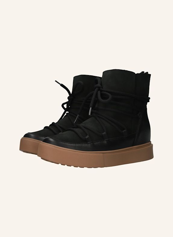 BLACKSTONE Schnürboots SCHWARZ