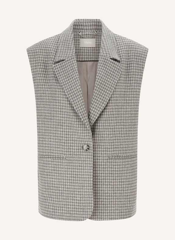 Malej Weste GRAU/ SCHWARZ