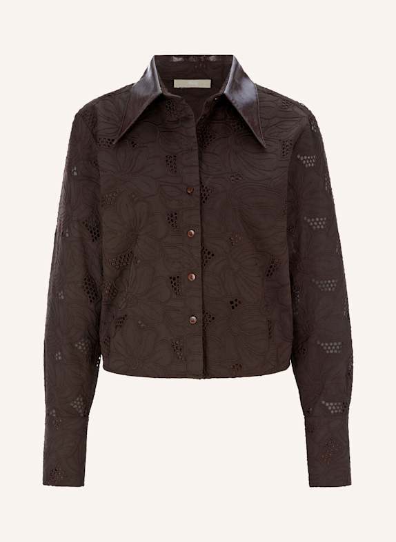 Malej Bluse DUNKELBRAUN