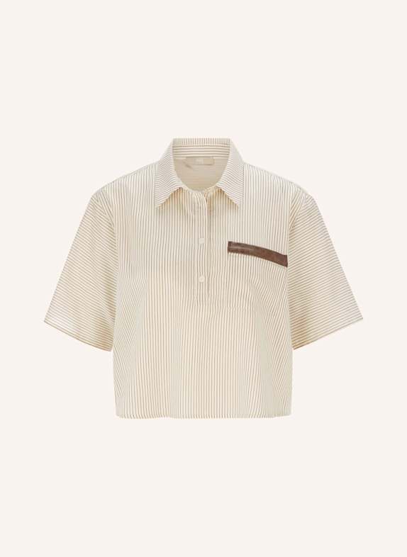 Malej Bluse CREME/ BRAUN