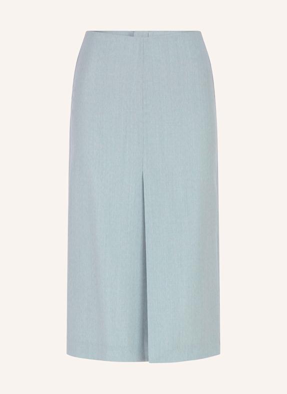 Malej Schurwollrock PERGA HELLBLAU