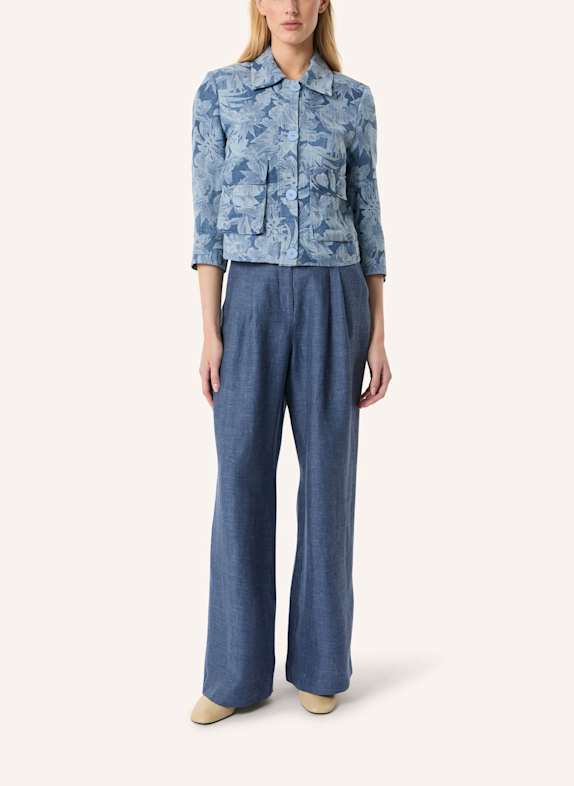 Malej Leinenjacke AMISOS DUNKELBRAUN