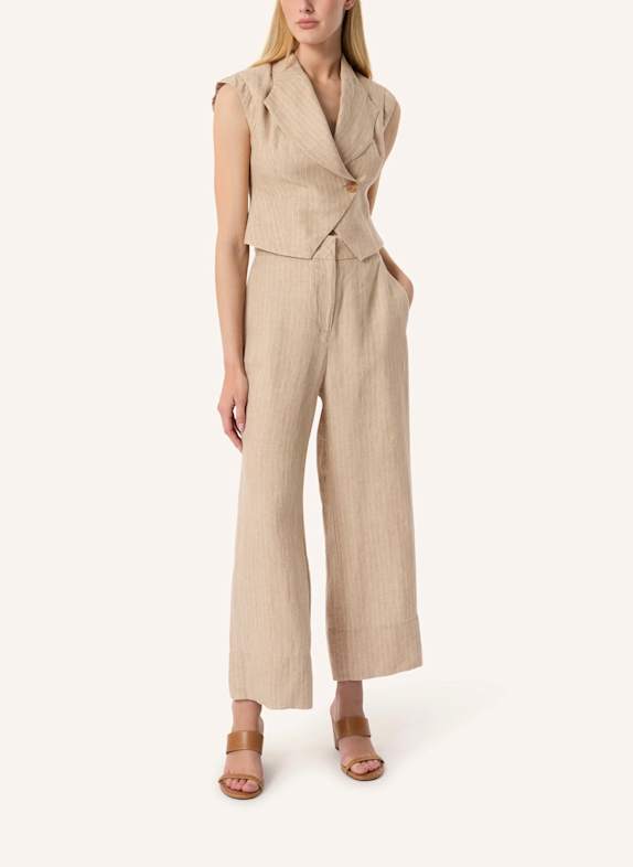 Malej Leinenweste LEBENA BEIGE