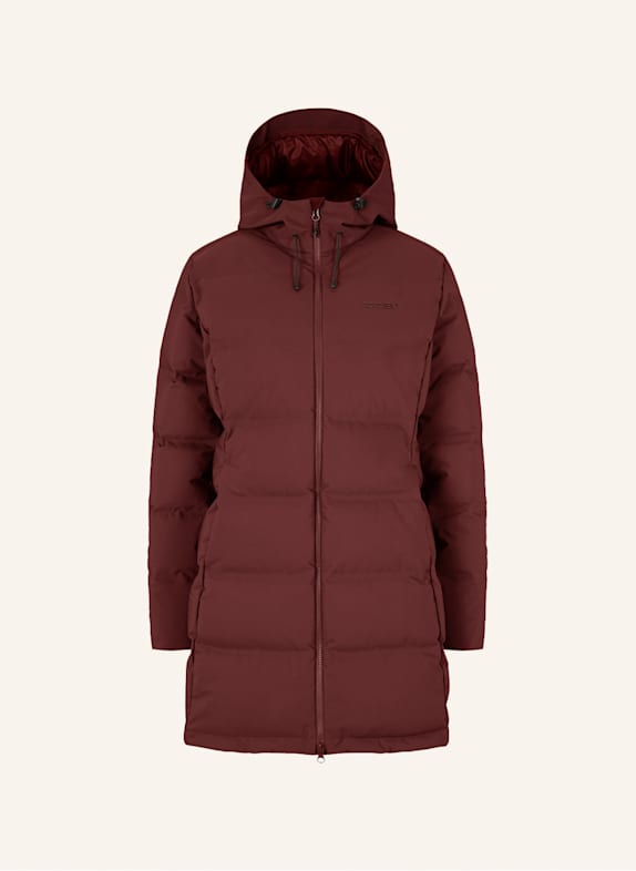 NORDISK Daunenmantel AUKEA DUNKELROT