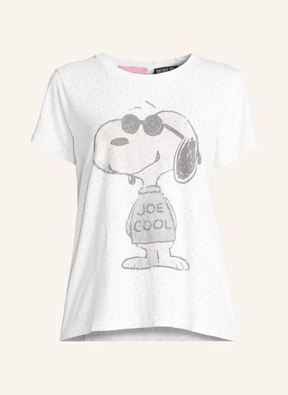 FrogBox T-Shirt mit Schmucksteinen WEISS