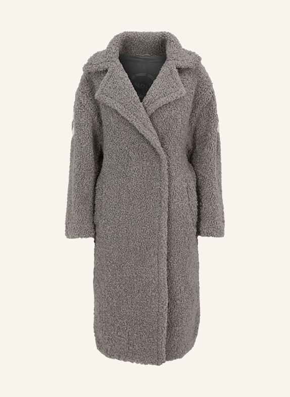 No.1 Como Teddyfell-Mantel NOEMI GRAU