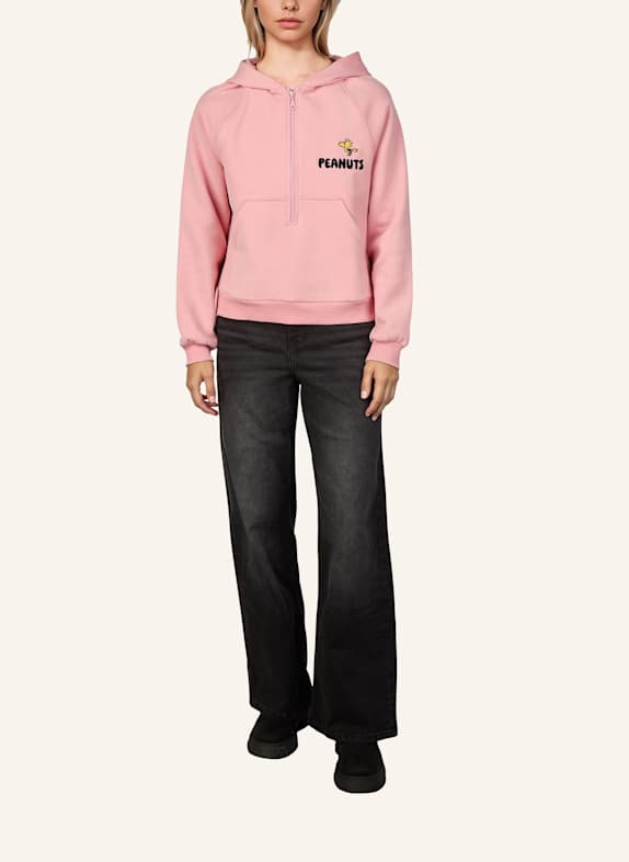 Princess GOES HOLLYWOOD Hoodie mit Schmucksteinen ROSA