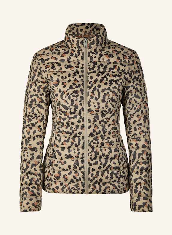 JOTT Lightweight-Daunenjacke CHA PRINT BEIGE/ BRAUN