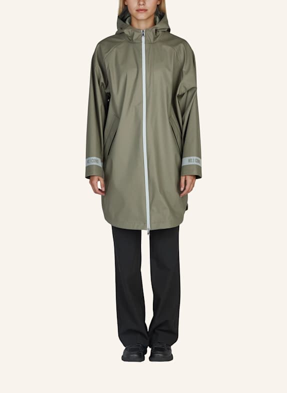 No.1 Como Regenmantel CIVINNI KHAKI