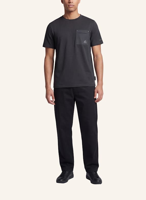 MOOSE KNUCKLES T-Shirt DALON SCHWARZ