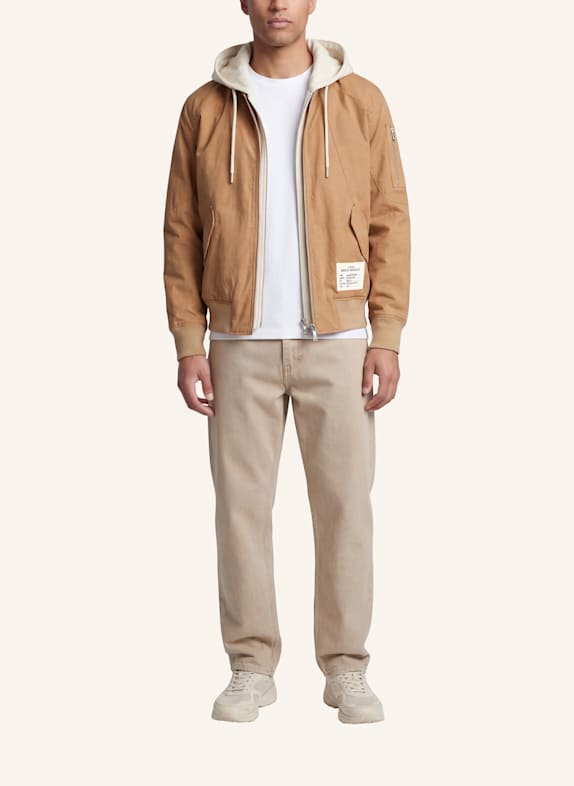 MOOSE KNUCKLES Bomberjacke SKYLARK BEIGE/ ECRU