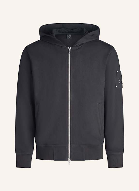 MOOSE KNUCKLES Sweatjacke HARTSFIELD ZIP-UP SCHWARZ
