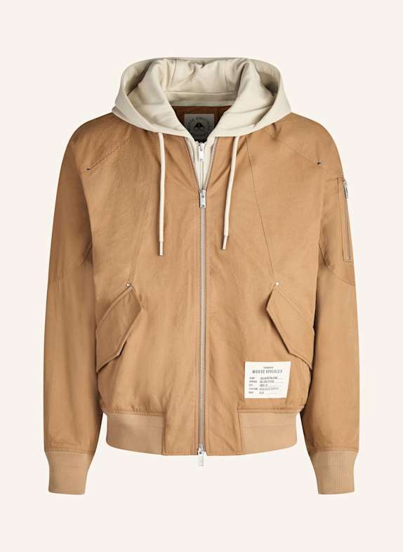 MOOSE KNUCKLES Bomberjacke SKYLARK BEIGE/ ECRU