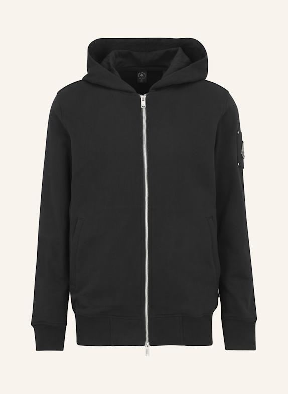 MOOSE KNUCKLES Sweatjacke HARTSFIELD ZIP-UP SCHWARZ