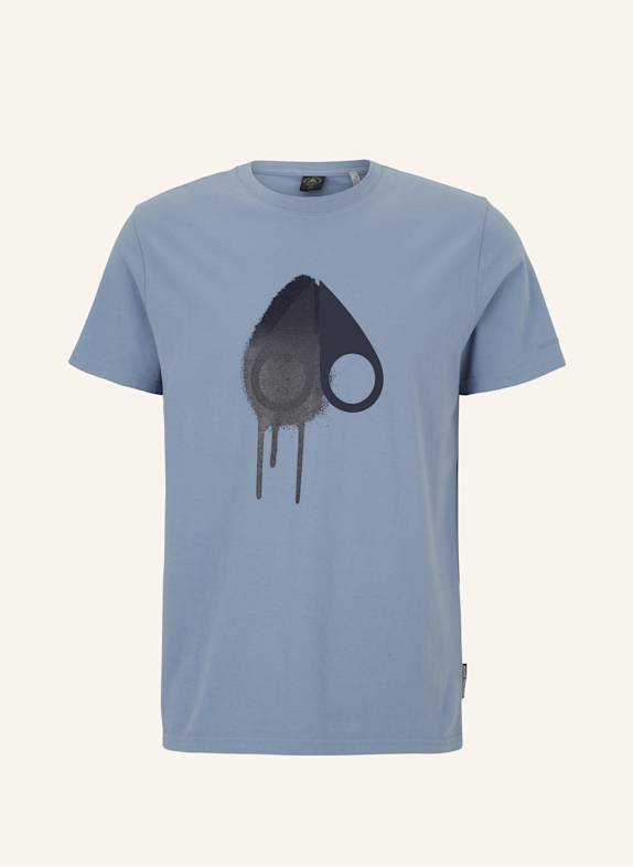MOOSE KNUCKLES T-Shirt AUGUSTINE BLAU/ DUNKELBLAU