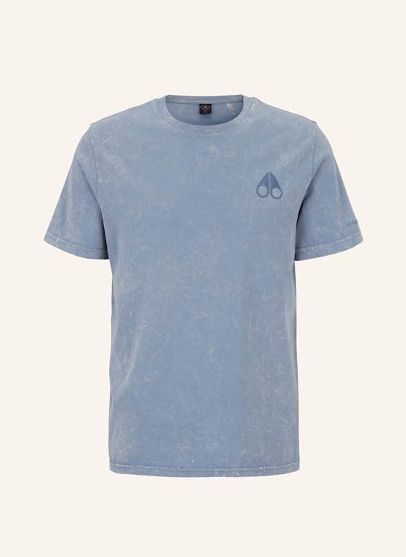 MOOSE KNUCKLES T-Shirt OFF ISLAND BLAU
