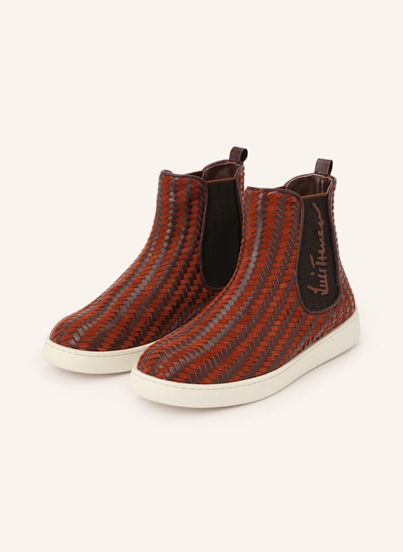 Luis Trenker Boots LUFLORIAN DUNKELBRAUN/ ROT