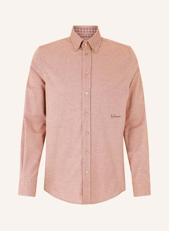 Luis Trenker Hemd LUBENZIO Regular Fit ROT/ BRAUN