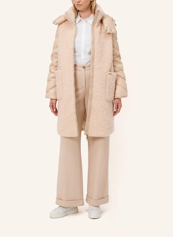 Luis Trenker Daunenmantel LUPLACIDA im Materialmix CREME