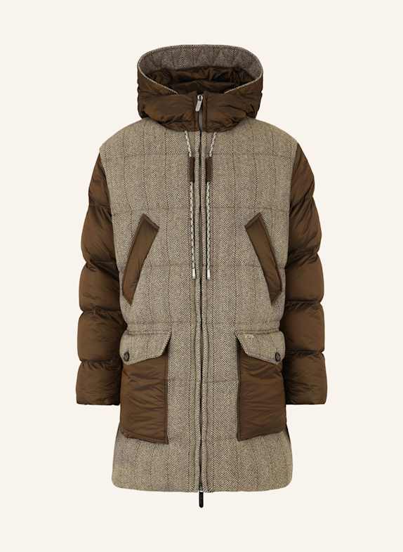 Luis Trenker Steppmantel LUDOVICCO BRAUN/ HELLBRAUN