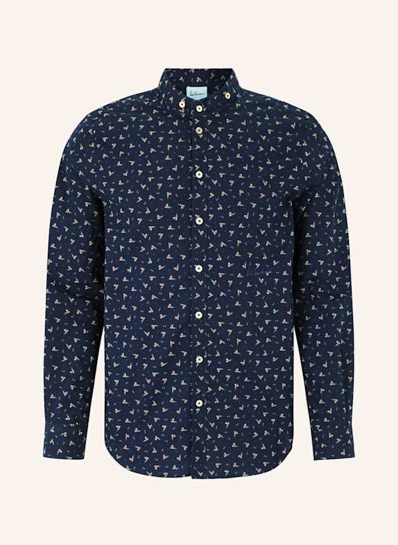 Luis Trenker Hemd LUBERNET DUNKELBLAU/ SCHWARZ