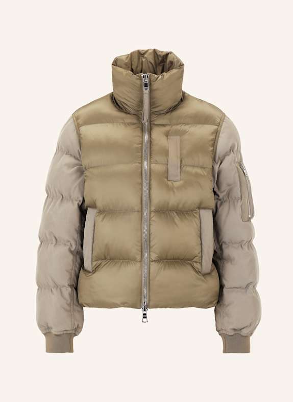 BLONDE No.8 Steppjacke FLAINE im Materialmix HELLGRÜN