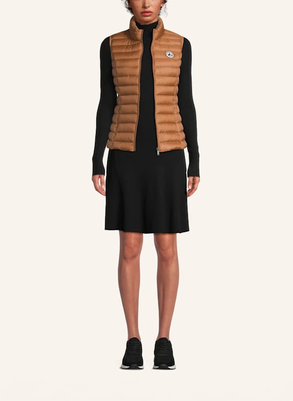 JOTT Lightweight-Daunenweste SEDA BRAUN