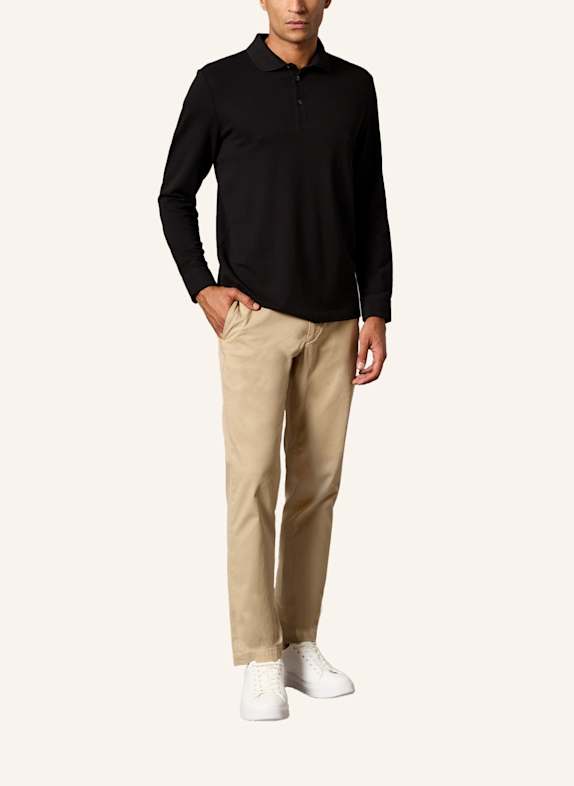 GEBAUER & GEBAUER Piqué-Poloshirt TORINO SCHWARZ