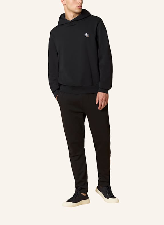GEBAUER & GEBAUER Hoodie CROWN SCHWARZ