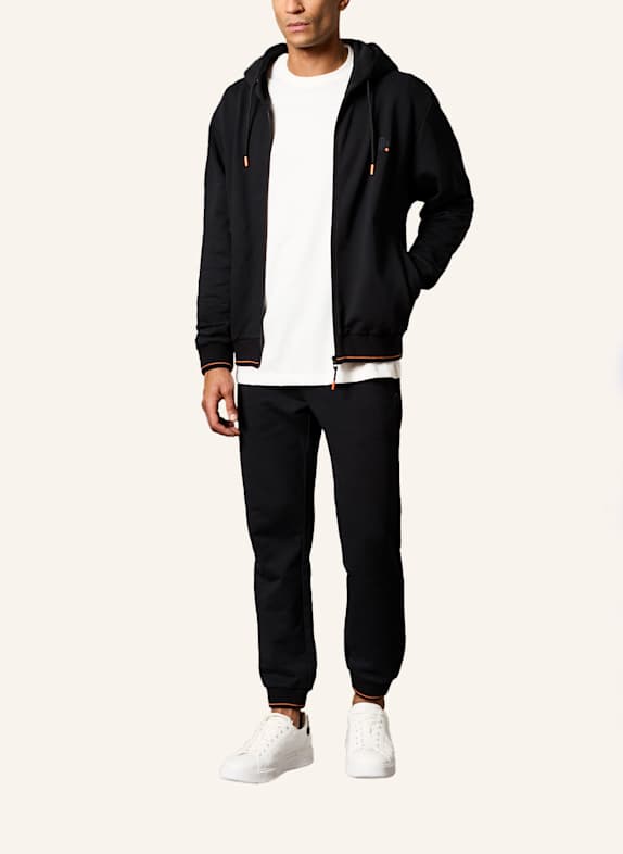 GEBAUER & GEBAUER Oversize Sweatjacke LEGACY SCHWARZ