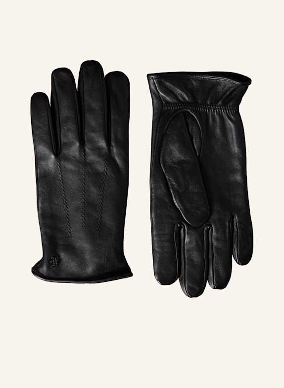 GEBAUER & GEBAUER Lederhandschuhe OXFORD SCHWARZ