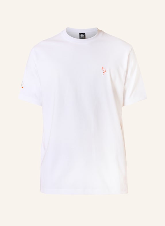GEBAUER & GEBAUER T-Shirt FLAMINGO WEISS