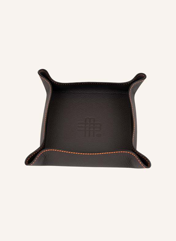 GEBAUER & GEBAUER Lederschale schwarz SCHWARZ