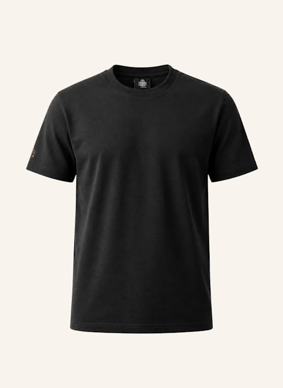 GEBAUER & GEBAUER Oversize T-Shirt TIMECODE SCHWARZ