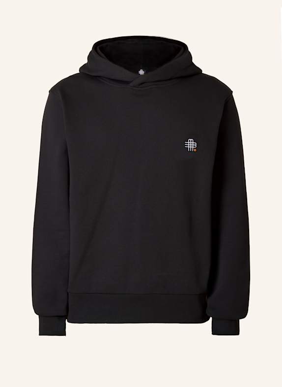 GEBAUER & GEBAUER Hoodie CROWN SCHWARZ