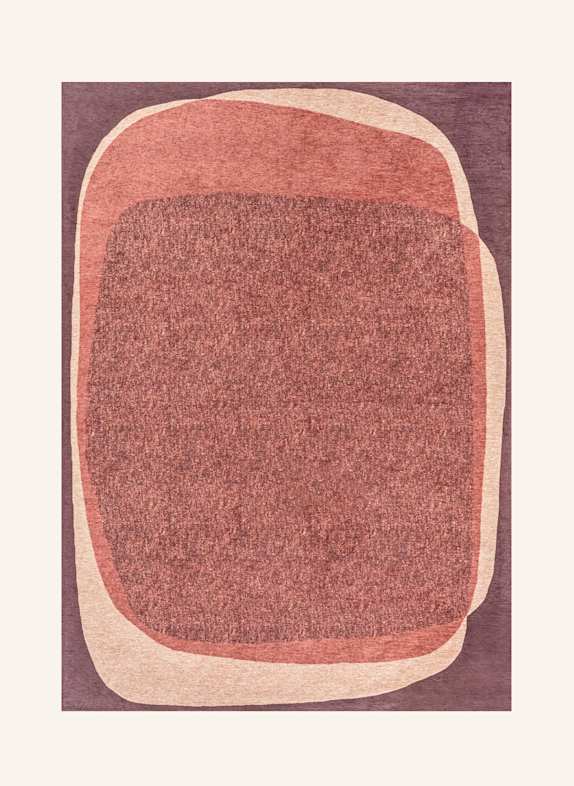 louis de poortere Teppich CRAFT MARBLE ROSA