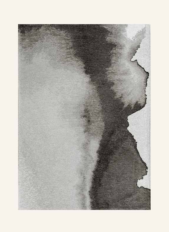 louis de poortere Teppich MEDITATION LAGOON SCHWARZ