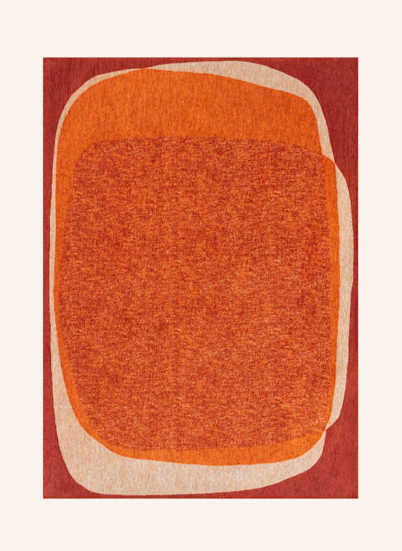louis de poortere Teppich CRAFT MARBLE ROT